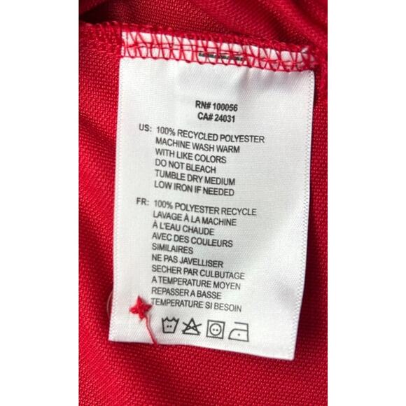 Chick-Fil-A Oobe Shirt Mens Medium Red Polo Work Uniform Employee Staff - Picture 4 of 4